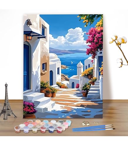 Dipingere con i numeri - Porta sul mare – Figured'Art
