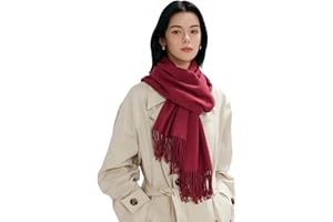 MaaMgic Bufanda xxl Primavera Mujer Hombre Colores Dobles Invierno Tocado Sedoso Multicolor Elegante Mantón Suave para Fiesta de Bodas 200 * 70 CM