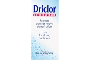 Driclor Antiperspirant Roll On Applicator 20 ml, Strong Antiperspirant for Excessive Sweating