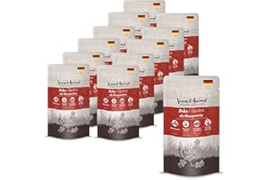 VENANDIANIMAL Venandi Animal Pâtée Premium pour Chats, Poulet Seule Source De Protéine, Pâtée, sans Céréales Et À L’état Naturel, Lot de 12 (12 x 125 g)