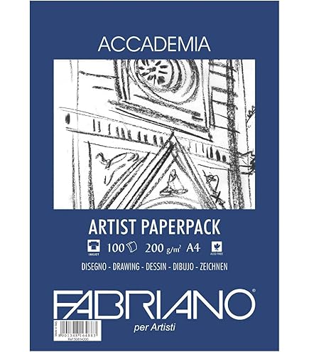 Fabriano 1264 Drawing Spiral Pad - 18"x24", 90lb (40-Sheet) | Jerry's Artarama