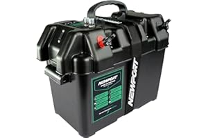 NEWPORT VESSELS Newport Trolling Motor Smart Battery Box Power Center with USB and DC Ports