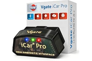 Vgate iCar Pro Bluetooth 4.0 OBD2 kodläsare OBDII feldiagnostiskt verktyg kompatibel biladapter kontrollera motorlampa för iOS, iPhone, Android och Windows
