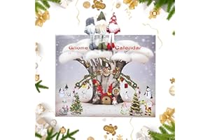 KOMEIYL Calendario Avvento Gnomi 2025, 24 Cielo Natale Nano Calendario del Conto alla Rovescia, Bambola Dell'Avvento Gnomo di Natale, Applica a Regali di Natales per Bambini