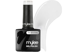 Mylee Halv permanent gel-nagellack [Bright & Early] UV/LED nagelkonst | Långvarig pedikyrmanikyr, för professionell användning och hemmabruk - Vegan och grymhetsfri