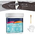 Polyurethane Waterproof Coating, Polyurethane Waterproofing and Leak Repair Eco-friendly Coating,Invisible Clear Waterproof Sealant, Tile Trapping Repair Wall Mending Agent Glue (Grey,150 G)