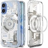 Spigen iPhone 17 ile Uyumlu MagSafe Kılıf Ultra Hybrid Zero One Mag Fit Sararmaya Dayanıklı Tasarım Bej Şeffaf Kapak - ACS100