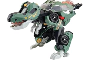 VTech Switch & Go Dinos Thrash the T-Rex, Interactive Preschool Dino Toy, 2-In-1 Educational Toy for Children with Sound Effects, Vehicle Toys, Dinosaur Toys for Kids 3, 4, 5+ Years, English Version