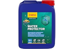 sera Pond Water Protector 5 L | conditionneur d’Eau avec des minéraux | élimine Le Chlore | Lie Les métaux Lourds Toxiques | Lors des changements d’Eau et après de Fortes pluies