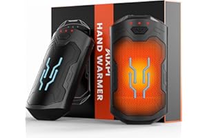 AIXPI Hand Warmers Rechargeable 2 Pack, Electric Handwarmers Reusable with 3 Levels Heat Up 8hrs to 20 hrs, Portable Pocket Hand Warmer Heater for Gloves, Sports, Golf, Camping, Gifts for Men Women