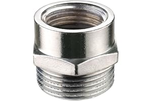 Cornat TEC386451 - Raccordo cromato 1/2"IG x 3/4"AG