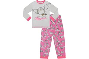 THEPYJAMAFACTORY Pijama de Harry Potter para niñas, diseño de Hedwig I Got My Letter Hogwarts de 7 a 14 años
