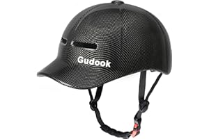 Gudook Casco da ciclismo per adulti, uomini e donne, in stile baseball, comodo, leggero, regolabile e certificato