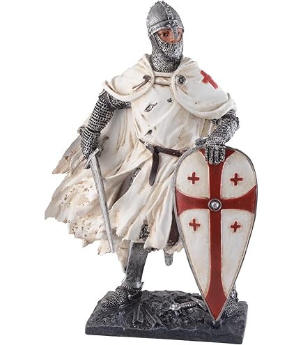 Chevalier Templier avec épée Croisé 75mm Jouet Peint Soldat Prévente | Art Chevalier Templier avec épée Croisé 75mm Jouet Peint Soldat Prévente | Art