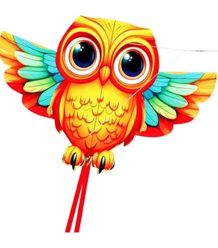 GÜNTHER FLUGSPIELE Aquilone Per Bambini A Colibrì – 75x48cm, Monofilo, In Polietilene, Per Vento Da 15 A 45 Km/h, Dai 4 Anni - 4