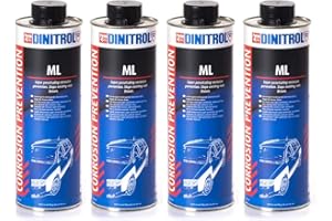Dinitrol® ML Hochdurchdringendes Fahrzeug-Hohlraumwachs – 4 x 1-Liter-Kanister (Schutz-Schraubverschluss)