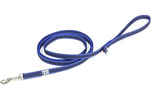 JULIUS-K9 Correa IDC Color & Gray con asa y aro tórico, 14 mm x 1,8 m, Azul-Gris