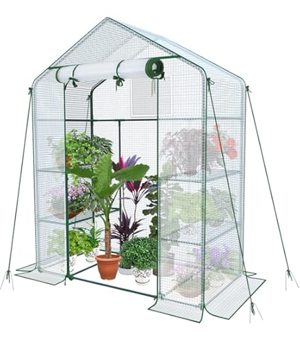 Outsunny Abri de Jardin 2,54 m² cabane de Jardin extérieur 2,4 x 1,3 m