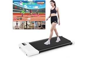 DeerRun Raceable Tapis Roulant Adatto a Dispositivi ad Alta Tecnologia, Tapis Roulant Elettrico con Controllo APP, Walking Pad 2.5HP con Corsi Multi-Corsa, Treadmill con Corsi di Formazione