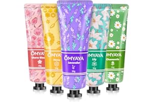 LUSTWIETA Hand Cream, 5x 30ml Hand Cream Gift Set for Women, Daily Moisturising Mini Hand Cream Working Hands, Deeply Hydrating, Perfect for Christmas Day,Gifts Idea for Her/Him