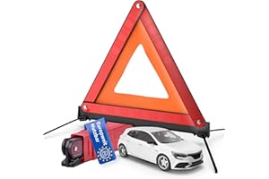 ‎TK GRUPPE TIMO KLINGLER TK Gruppe Timo Klingler Trójkąt ostrzegawczy czerwony, Auto StvO 2021 EU, w pudełku, auta osobowe