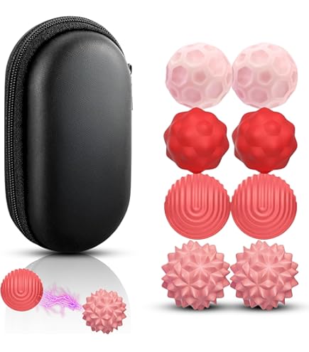 Lot De 8 Boules Magnétiques Anti-stress En Silicone Pour Adultes Et