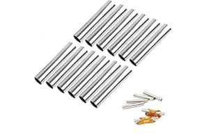 LaceDaisy 12PCS Stampo per Croissant Cremoso, Stampo per Croissant, Stampo per Cono Tubolare in Acciaio Inox, Rivestimento Antiaderente, Torta Pasticceria Spiral Roll Horn Stampo da Forno