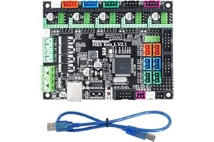 Ickiya MKS Gen L V2.1 Scheda di Controllo Stampante 3D Scheda Madre, Open Source Marlin Support TMC2209/TMC2208/TMC2208/TFT35 V3.0/TFT35 E3/BL TOUCH/LCD12684 per Rampe 1.4/Rampe 1.5