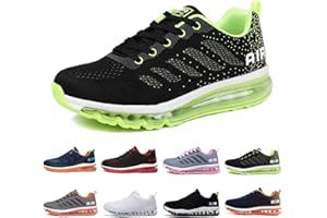 HUYSFIKA Men Women Running Shoes Air Cushion Trainers Breathable Lightweight Ladies Trainers 3.5-10 UK