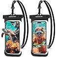 UNBREAKcable Waterproof Phone Case, 2-Pack IPX8 Universal Waterproof Phone Pouch Dry Bag for iPhone 16 15 14 13 12 11 Pro Max XR X XS SE 2022 Samsung S24 S23 S22 Ultra S21 Huawei P60 Mate 60 up to 7"