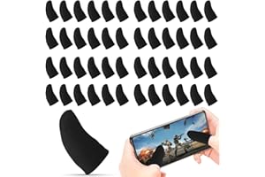 NTGRTY PUBG -48PCS de Fundas para Dedos de Gaming, Funda para Dedos de Videojuegos,Funda para Pantalla táctil, antisudoración, Protector de teléfono móvil, Transpirable, Accesorios para Juegos