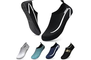WATELVES Swim Water Shoes Aqua Socks Barefoot for Sea Beach Swimming Shoes Pool Ladies Women Mens