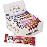 Yubi Mix Variety Box 12 Pack - Protein Bars - 99 Calories, High in Protein and Fibre, Low in Sugar, Gluten and Dairy Free