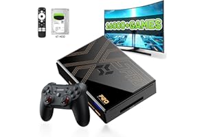 Kinhank Super Console X5 PRO Retro Game Console with 16000+Games， with Game&TV System,BT 5.0,Rock Chip RK3588S,SATA 3.1,Wireless Controllers