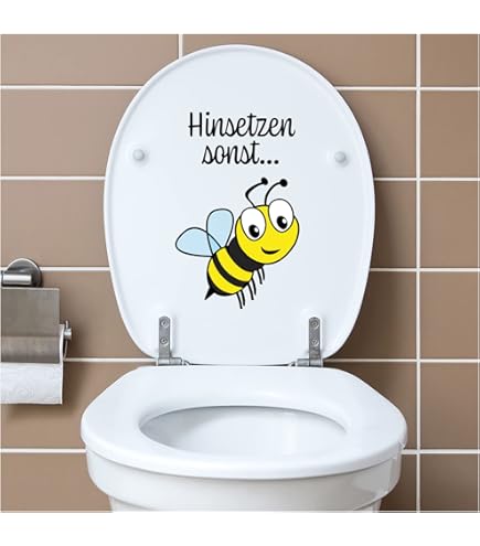 Stickers Pour Couvercle De Toilette – Autocollants Déco Salle De Bain – Bleu 35x40cm