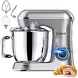 Impastatrice Planetaria 1300W Zurio 5.5L Robot Impastare Portable A 10 Velocità Con Funzione Di Fermentazione Silenziosa, Con