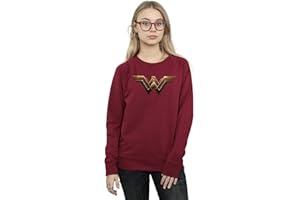 DC Comics Women's Justice League Movie Wonder Woman Emblem Sweatshirt