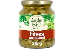 Jardin BiO étic - Fèves - bio - Salé - Certifié AB - Bocal de 215g