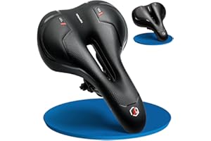 toptrek Fahrradsattel Herren Damen Bequem Weich, Ergonomischer Fahrrad Sattel, Schmerzfrei Radfahren, 2025 Neue Aufrüstung Fahrradsitz Atmungsaktiv Stoßdämpfend für E-Bike MTB Rennrad Cityrad