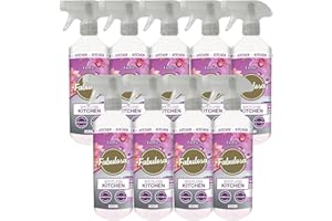 Uniwersalny środek do czyszczenia kuchni Fabulosa Spotless Kitchen w sprayu do wielu różnych powierzchni, o długotrwałym zapachu, 9 szt., 500 ml, Exotic