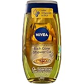 NIVEA Shower Oil 200 ml, Skin Cleaning Agent, Softening
