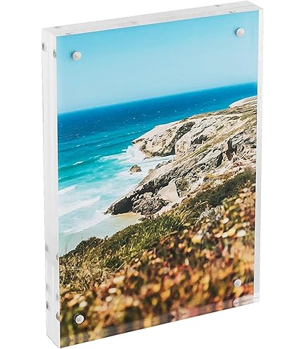 Cadre Photo A4 - Vitre En Verre Avec Passe-Partout Pour Photo 20X15 Cm