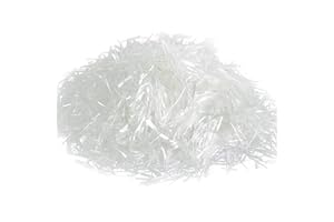 UPTTHOW Fiberglass for Cement Mortar Concrete Reinforcement Anti-seepage and Anti-cracking Cement Mix for Building Walls Garden Floor 3/4"(19MM)-1lb