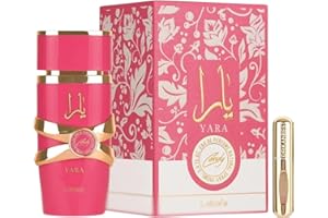 Perfume Yara Candy, perfume árabe (ORIGINAL) perfume afrutado,dulce,avainillado 100 ml+REGALO Atomizador 5ml DRIKANBEST