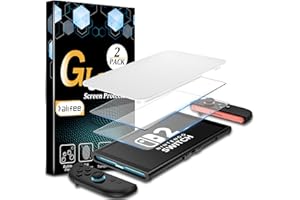 KAILFEE 2er-Pack Displayschutzfolien aus gehärtetem Glas für Nintendo Switch 2 2025 [7,9 ], [Automatische Ausrichtung, staubfreie Installationskammer], 25 Sekunden Installation/Keine Blasen/Kein Staub