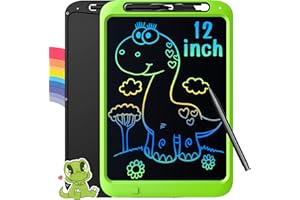 RICHGV Christmas Gifts for 3 4 5 6 8 Years Old Kids, Upgraded 12 inch LCD Writing Tablet for Kids, Erasable Drawing Pad with Lock Key, Portable Doodle Board Educational Drawing Tablet Toy