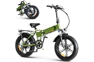 SHIZHUNIAO Bicicletta Elettrica Pieghevole, 20" x 4.0 Bici Elettrica con Fat Tire, 48V 14AH Batteria al Litio Rimovibile, Shimano 7 Velocità, Fino a 40-90km,Bici Elettrica Uomo Donna, Pedalata Assistita