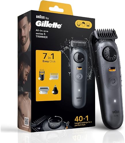 Braun All-in-One Series 9 PRO Beard & Body Trimmer, AIO 9555 for