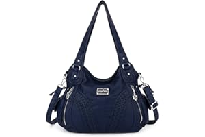 Angel Kiss Women's Handbag with Crossbody Strap Tote-Hobo, 13.84.711.8 inches