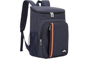 Skexiod Cooler Backpack Insulated Lunch Bag 18L Large Capacity Waterproof Picnic Backpack Womens Mens Hot/Cold Freezer Bags Food Container for Travel/Hiking/Beach/School/Camping/BBQ